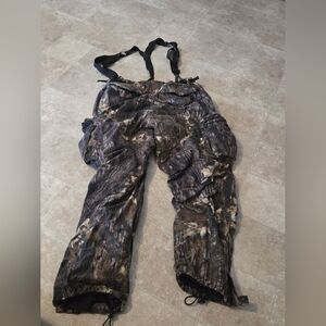 See Pic Weatherby Performance Polyester Hunting Pants Bib Suspenders Men's Sz XL
